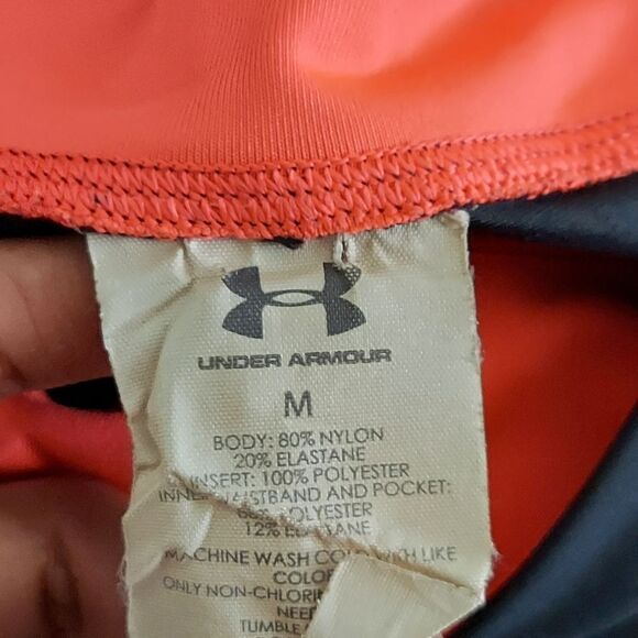 Under Armour Women's Black Compression HEATGEAR Cropped Leggings Size Medium - Picture 2 of 6